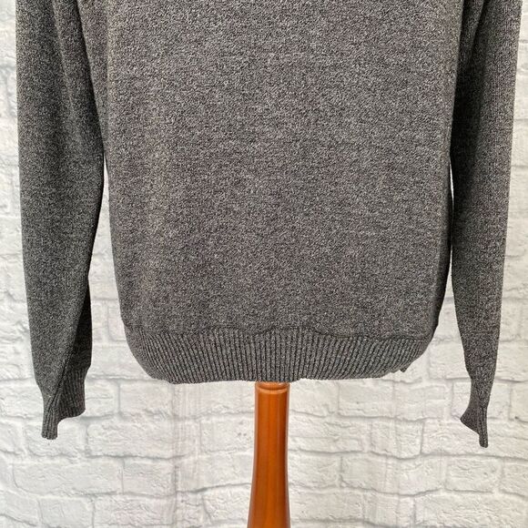 True Rock men XXL 1/4 zip pullover mock collar longsleeve sweater grey - Picture 2 of 10